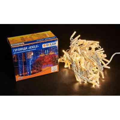 Гірлянда Delux ICICLE flash 108LED 2 х 1 м теплий білий / білий IP44 EN (90012948) Вінниця