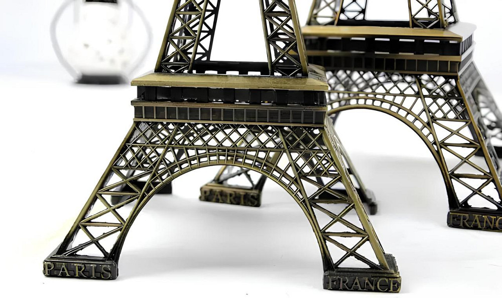 Статуэтка Эйфелева башня RESTEQ 38 см — винтажный металлический сувенир из Парижа Киев - изображение 7