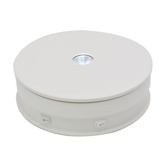 Предметний стіл поворотний з підсвіткою 20см білий 20кг Puluz EDA001759102B Київ - фото 1