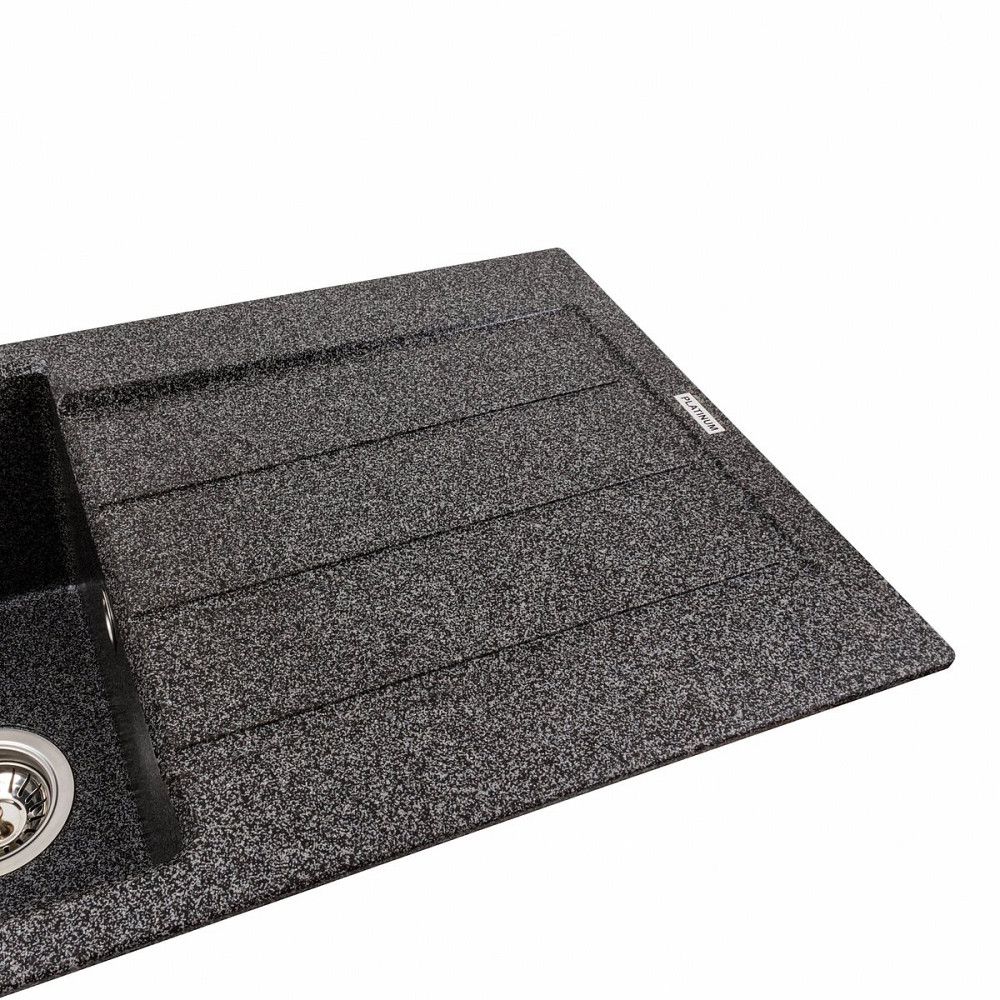 VALESO Гранітна мийка для кухні VALESO SOLID 7843 матова Графіт Київ - фото 4