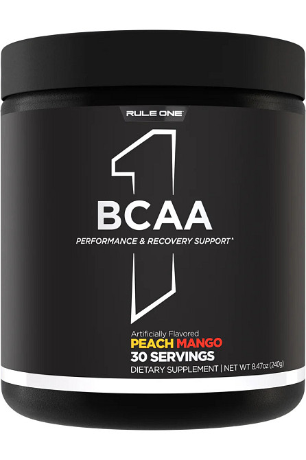 Амінокислотний комплекс Rule One BCAA 240 г, Peach Mango Луцьк - фото 1