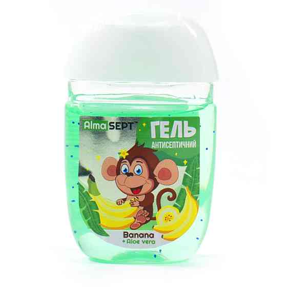 Антисептичний гель AlmaSept для рук Jungle Banana Київ