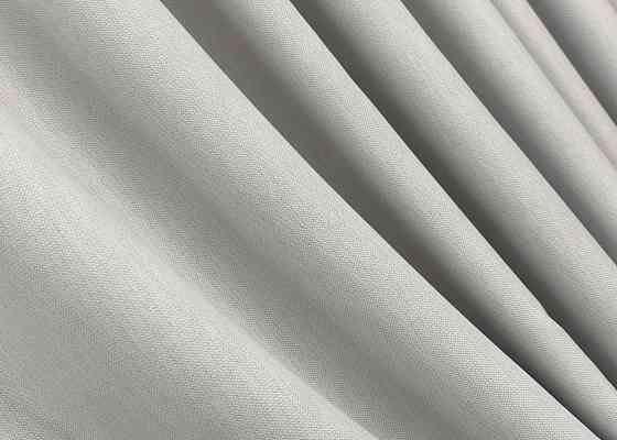 Двусторонняя шторная ткань блэкаут с льняной фактурой, коллекция “Scandi” цвет пепельный 1898ш Киев