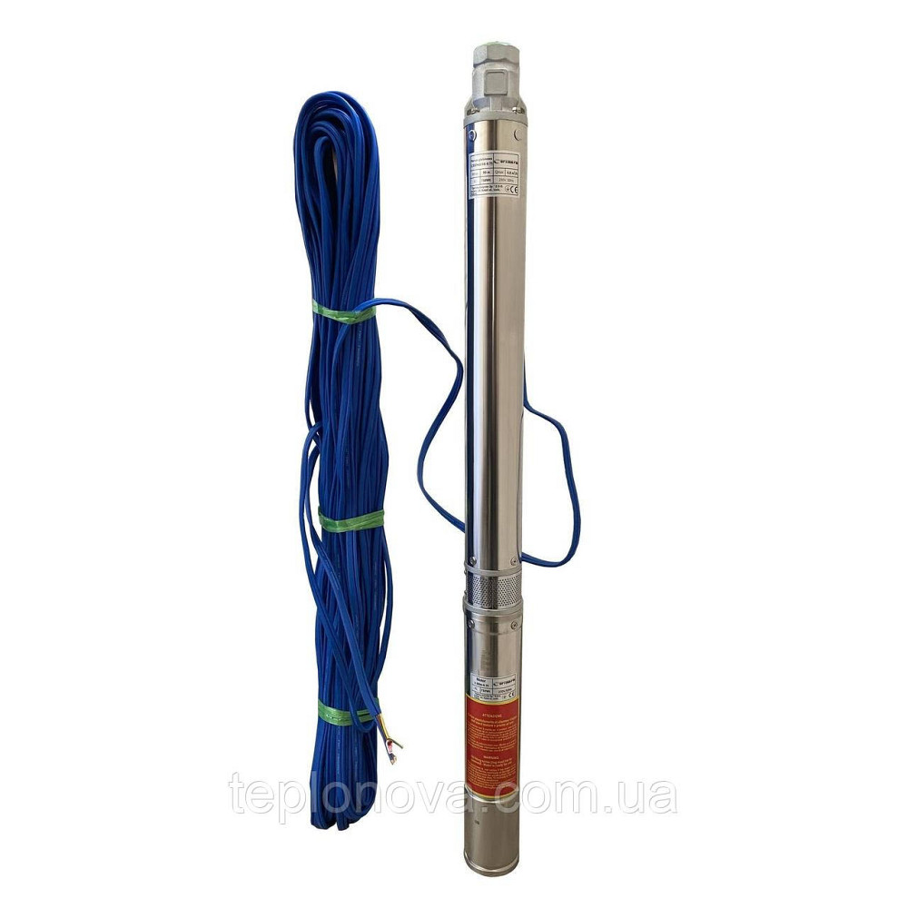 Насос свердловинний із підвищеною вуст-тью до піску OPTIMA PM 3,5SDm3/16 0,75 кВт 100 м + 60 м кабель Чернівці - фото 1
