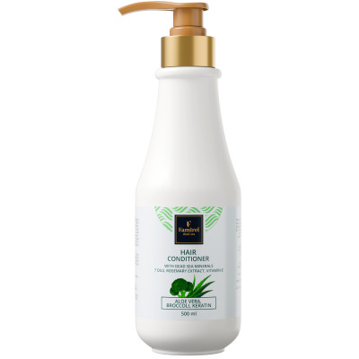 Кондиціонер для волосся Famirel З екстрактом броколі, алое вера, розмарином і кератином 500 мл (7290114085007) Вінниця - фото 1