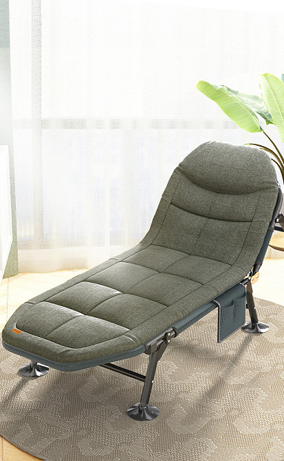 Розкладне ліжко-шезлонг WCG FB-S17 з матрацом і подушкою Київ - фото 7