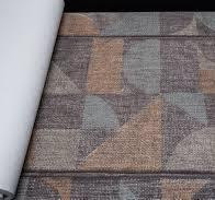 Шпалери метрові вінілові на флізеліні Rasch Clas геометрія фігури смуги сірі коричневі Київ - фото 2