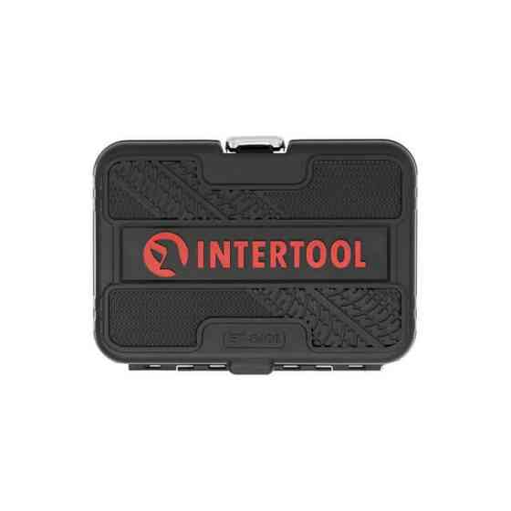 Набір біт HEX у кейсі, 1/2", S2, H4-H17, 100 мм, STORM INTERTOOL ET-8406 Київ