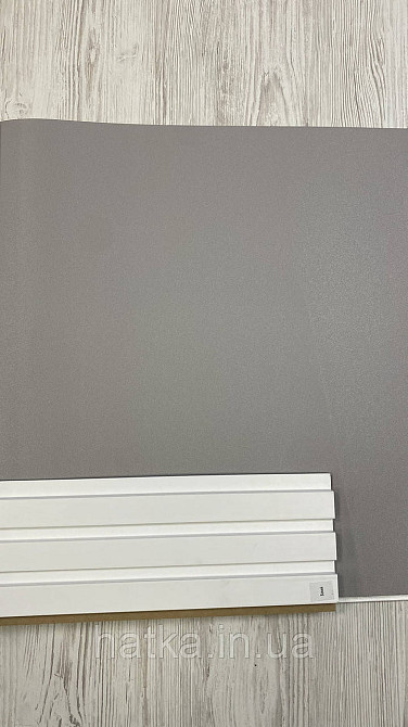 Шпалери метрові вінілові на флізеліні A.S.Creation Elite of Shades1.06x10 однотон сірий графіт 78652-3 Київ - фото 4