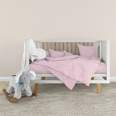 Дитячий постільний набір Home Line Горох рожевий (рожево-ліловий) (181498) Вінниця - фото 1