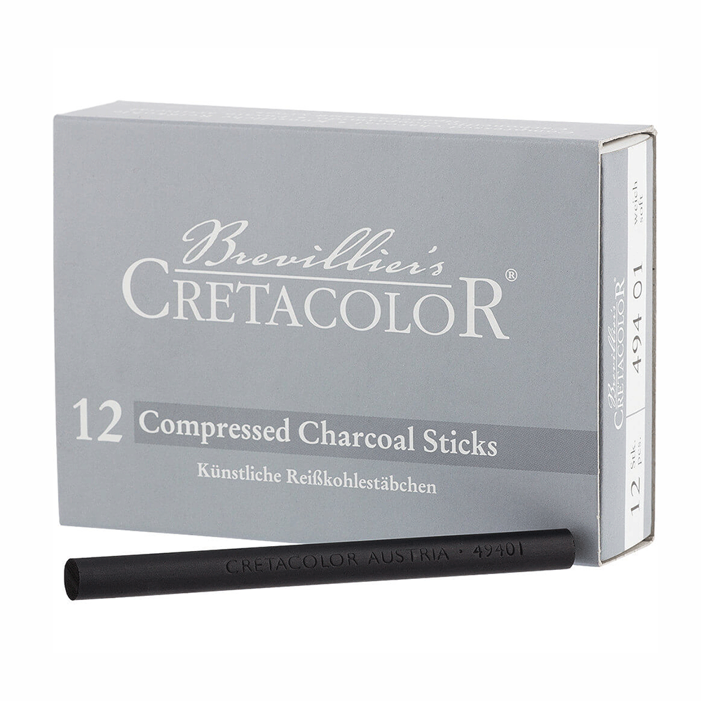 Вугілля пресоване набір 12шт Cretacolor Київ - фото 2