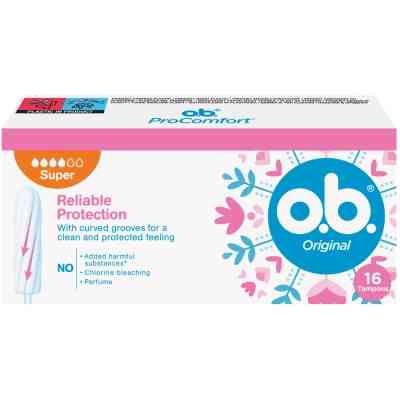 Тампоны o.b. Original Super 16 шт. (3574660089332/3574661350141) Винница