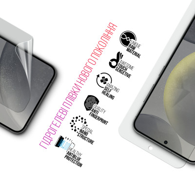 Плівка захисна Armorstandart Kit Clear + Anti-Blue Samsung S24 Plus (ARM80689) Вінниця - фото 3