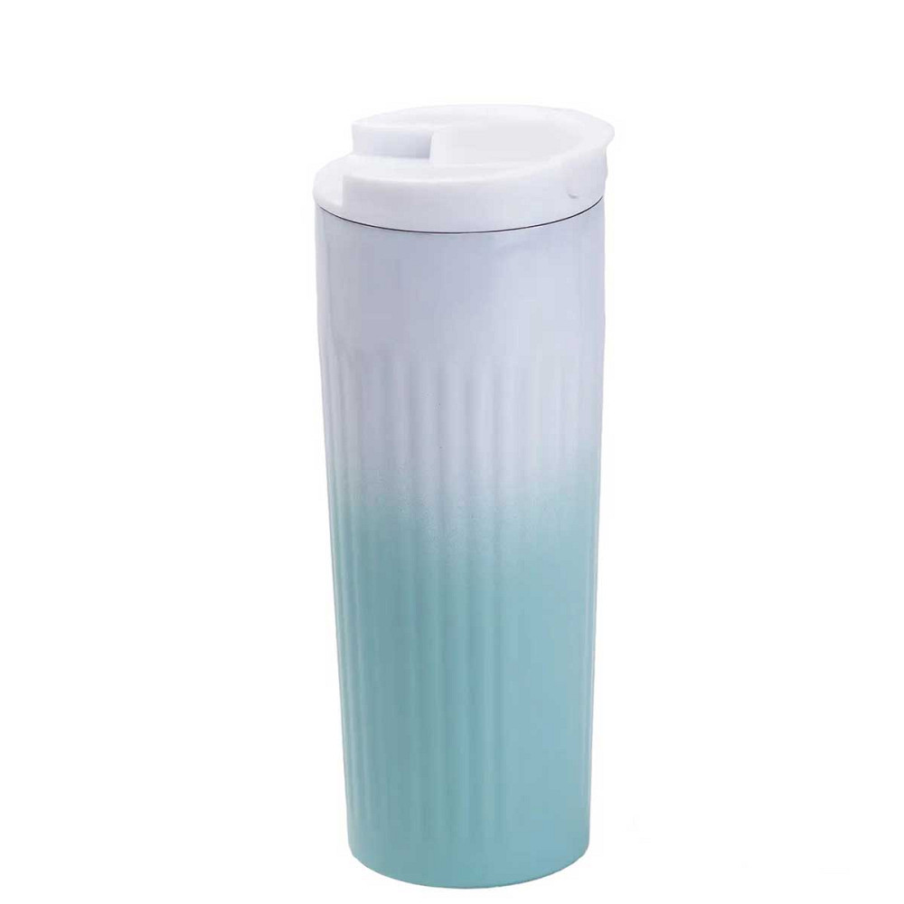 Термос металевий 500 мл термокухоль із нержавіючої сталі до 12 годин Зелений HP154GR Коломия - фото 2