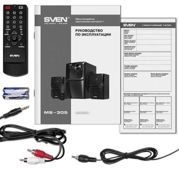 Колонки 2.1 SVEN MS -305 Bluetooth USB , SD, FM . Нові Киев - изображение 2
