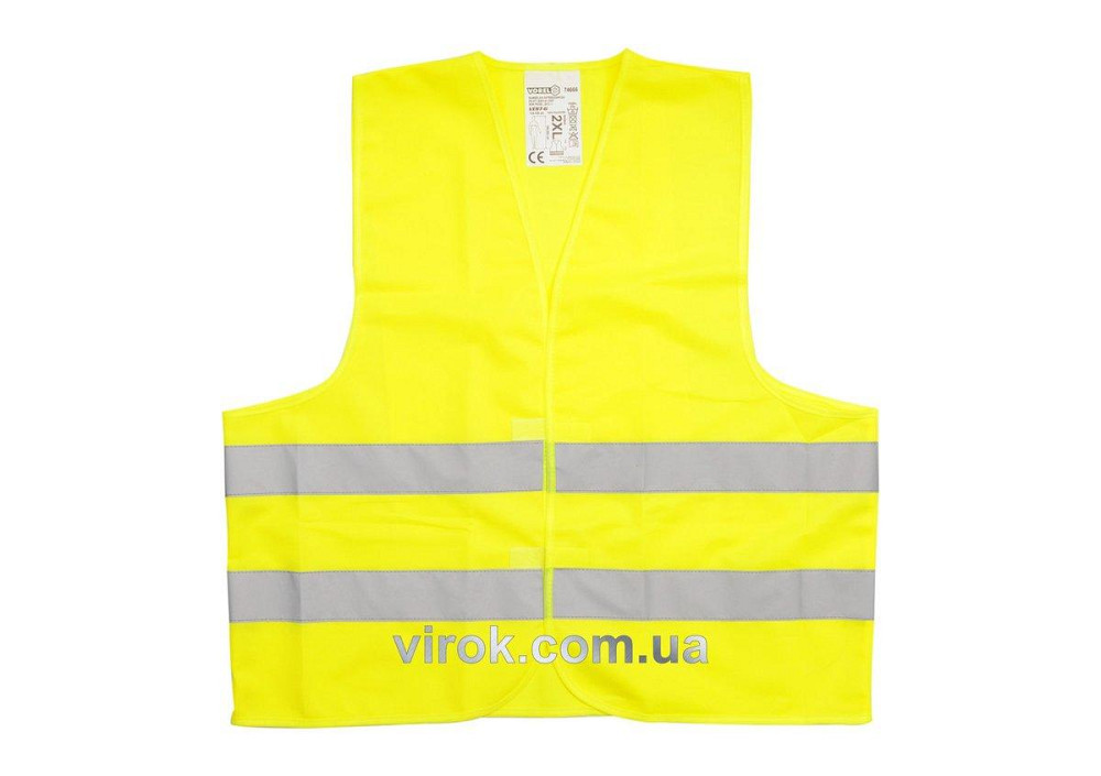 Жилет сигнальний VOREL жовтий, розм. XXXL [100] Одеса - фото 1