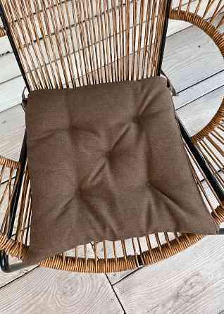 Подушка для стільців (38x38х5 см) Decorator Sawana колір світло-коричневий 84-115 Київ