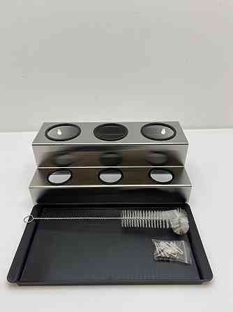 Сушарка посуду з тримачем під кришки. Тримач для пляшок з нержавіючої сталі 19255 Луцьк