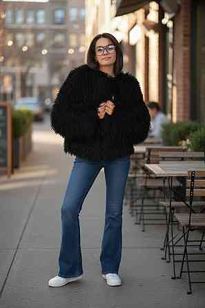 Шуба женская из ламы Черный 46/48 Харьков