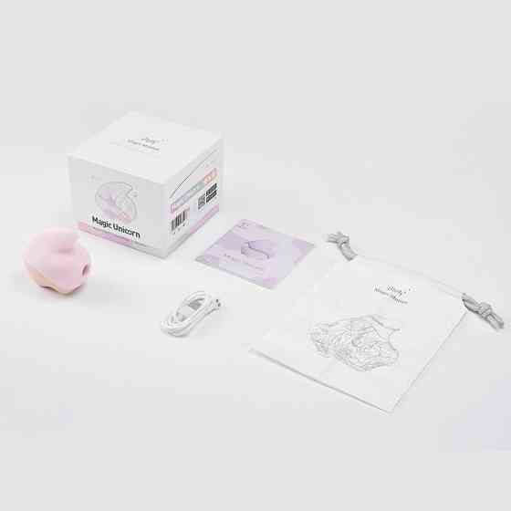 Вакуумний кліторальний смарт-стимулятор Magic Motion Unicorn Pink з вібрацією Sex Aura Київ