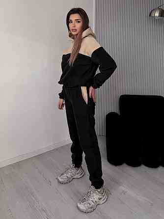 Женский теплый костюм двухцветный Одесса