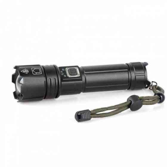 Ліхтар ручний X-Balog BL-L-5-P70 zoom + PowerBank + microUSB + 18650 + 5 режимів Вінниця