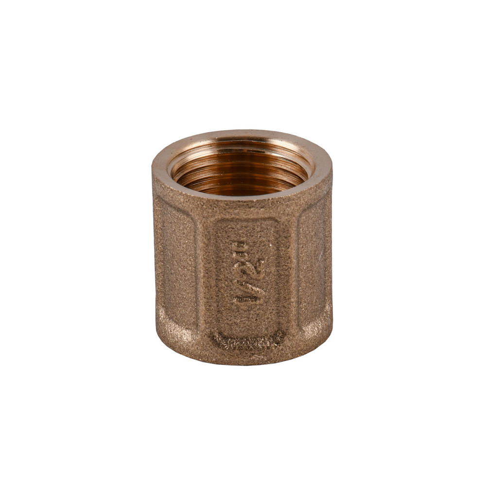 Муфта 1/2″ВВ латунна LM331S OPTIMUM (000030969) Київ - фото 2