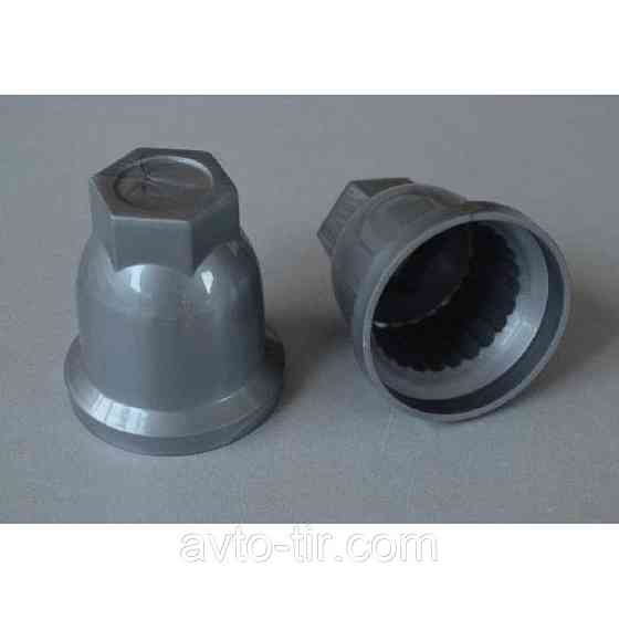 Ковпачок пластиковий на гайку 32мм сірий високий Луцьк