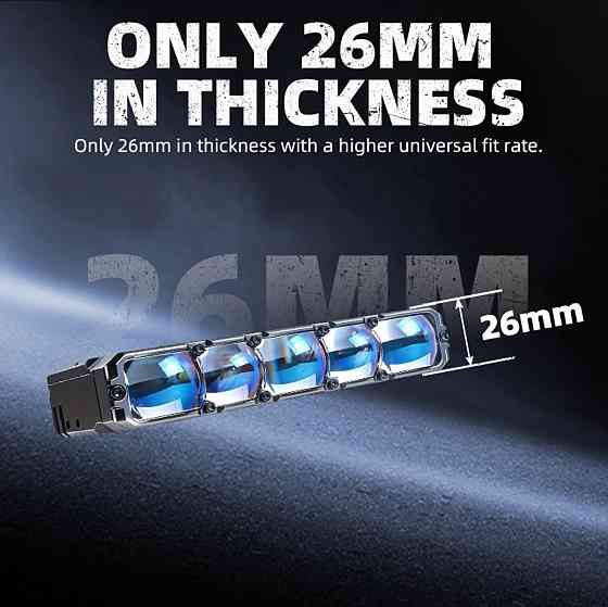 Комплект Bi-LED модулів Sanvi S500W 75/108W 12V 6000K/6000K — ближнє + дальнє світло, 2 шт Харків