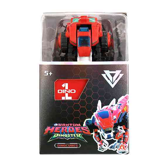 Динозавр-трансформер Dinoster - Червоний Раптор-бот Дніпро