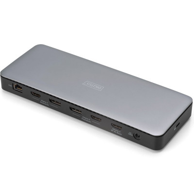 Порт-репликатор Digitus USB-C > 3xHDMI/2xDP/4xUSB-A/USB-C/RJ54/DC/Audio (DA-70918) Винница - изображение 8