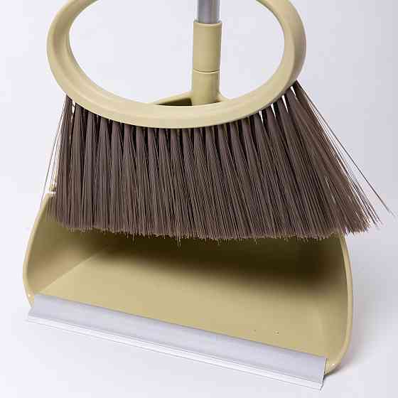 Набір віник і совок на довгій ручці для підлоги 25×25×95 (см) Зелений HP-45-1GR Київ