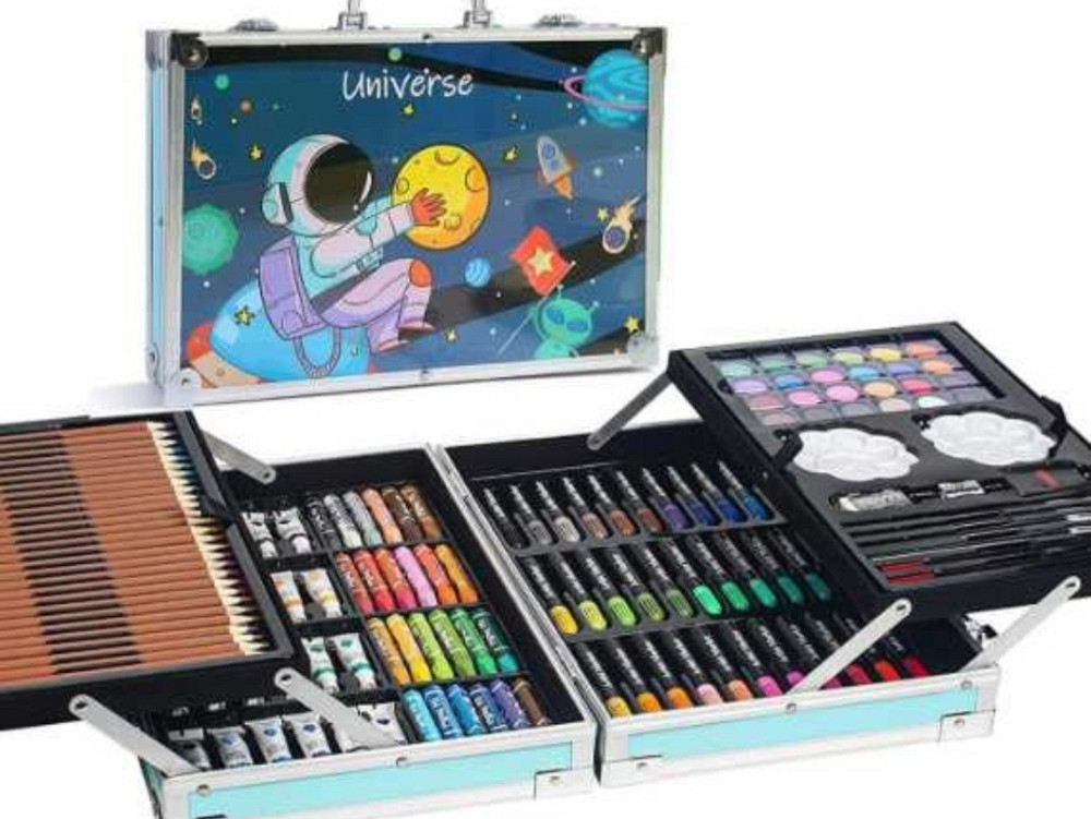 Дитячий набір для творчості 133 предмета у валізці Рисование Чемодан. Харків - фото 4