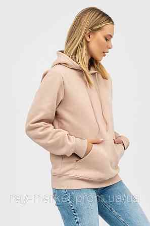 Набір жіночий худі утеплене 2шт RAY BASIC Бежевий/Темно-сірий (U0401W-Cream-Dark Grey) XL Київ
