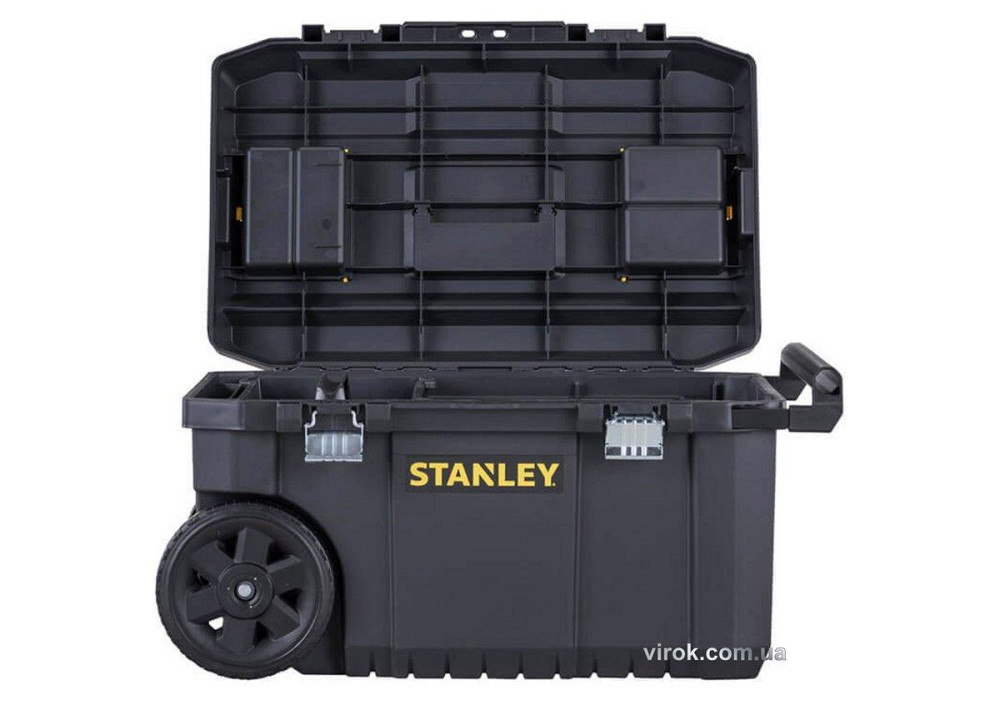 Ящик для інструментів STANLEY на 2-х колесах, об'єм- 50 л, вантажопідй.- 40 кг, 65 х 35 х 40 см Одеса - фото 1