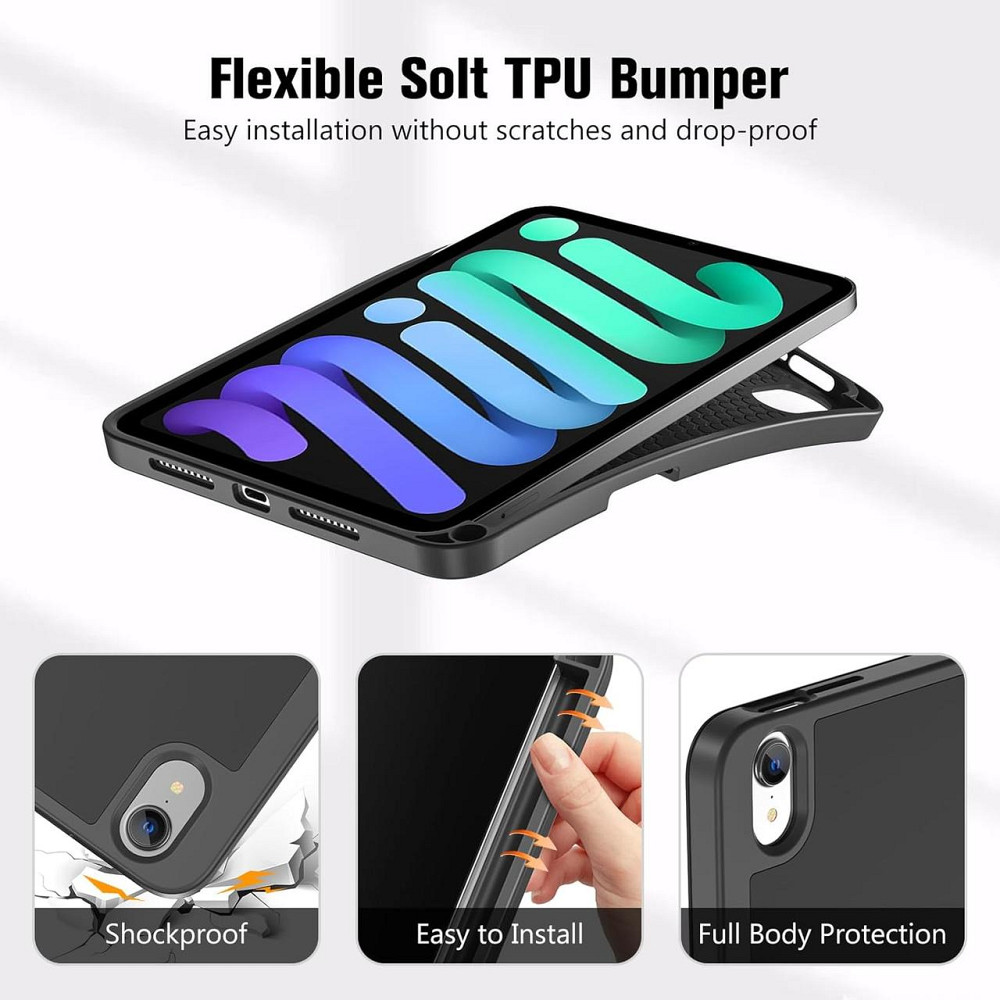 УЦІНКА! Чохол-клавіатура для iPad mini 7 A17 Pro 2024 / iPad mini 6 2021 8.3 Inch iPad mini 7th/6th Gen Дніпро - фото 4