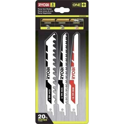 Полотно Ryobi для сабельной пилы RAK3RBWM, набор 3 шт, для дерева и металла (5132002813) Винница - изображение 1