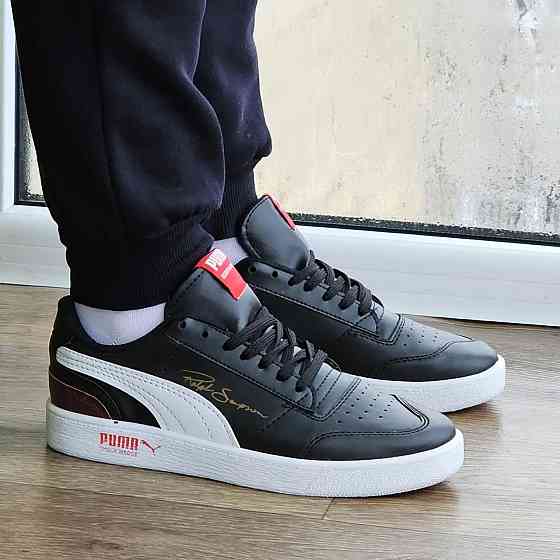 Кросівки Чоловічі Puma Чорні Шкіряні Пума (розміри: 40,41,42) Дніпро