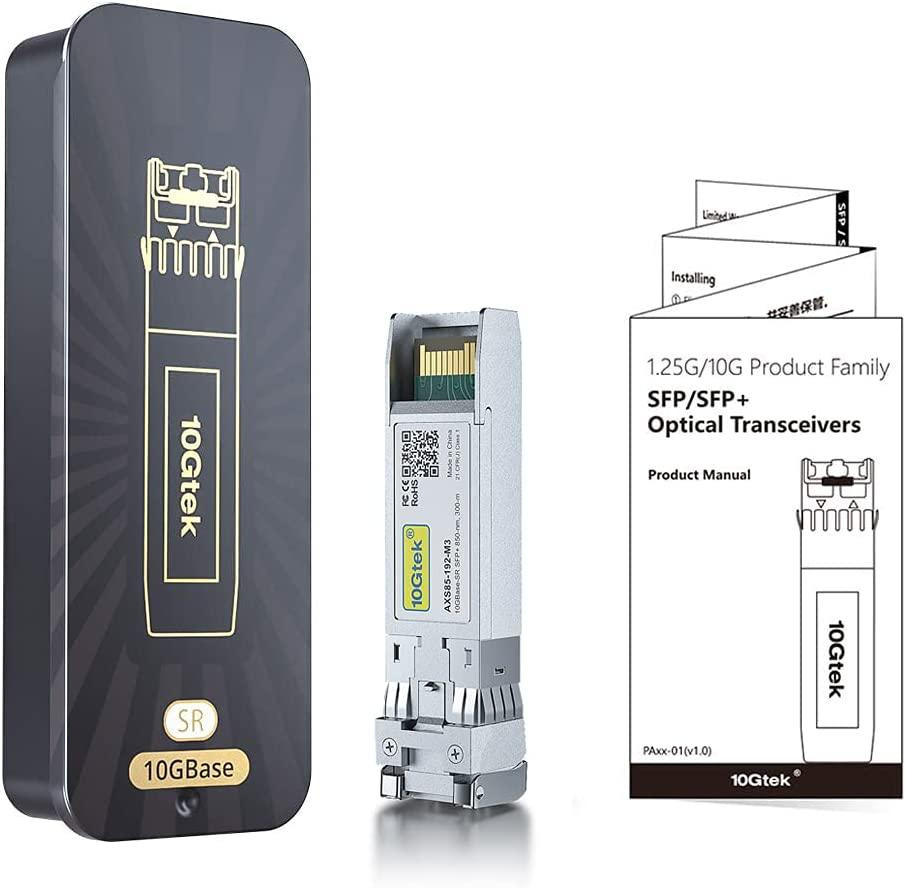 Промышленный трансивер 10Gtek 10GBase-SR SFP+ (10G, 850 нм, 300 м) — Оптический модуль для сетевого оборудования Киев - изображение 11