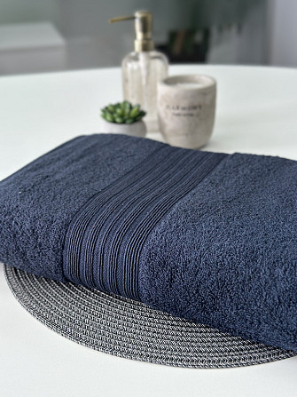 Полотенце махровое Ideal Textile 500 г/м2 50х90 см в асорт. (56860390) Графіт 1 шт Черновцы - изображение 2