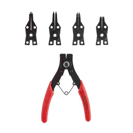 Знімач стопорних кілець INTERTOOL HT-2901, 4 в 1 - зручно, швидко, доступно Львів