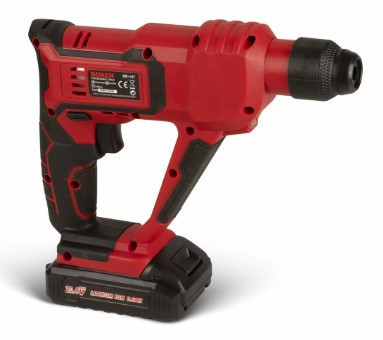 SR-147 Акумуляторний Перфоратор SDS+ 2×20,4В, 2 Режиму, 2 Акум 3,0Ач, Набір Свердл, Муфта, Кейс Одеса - фото 2