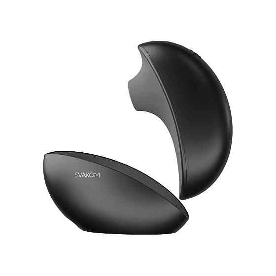 Вакуумний кліторальний смарт-стимулятор Svakom Pulse Galaxie Midnight Black, проєктор зоряного неба Sex Aura Київ
