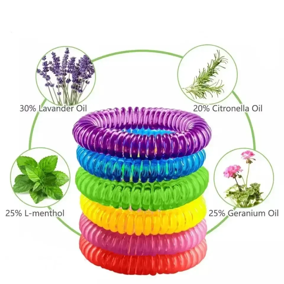 Силіконовий браслет - пружинка від комарів та комах з капсулою BallTV-103 Коломия - фото 4