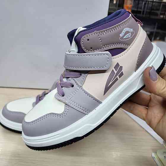 Детские демисезонные кроссовки хайтопы  для девочек 21,22,23,24,26,29 Николаев