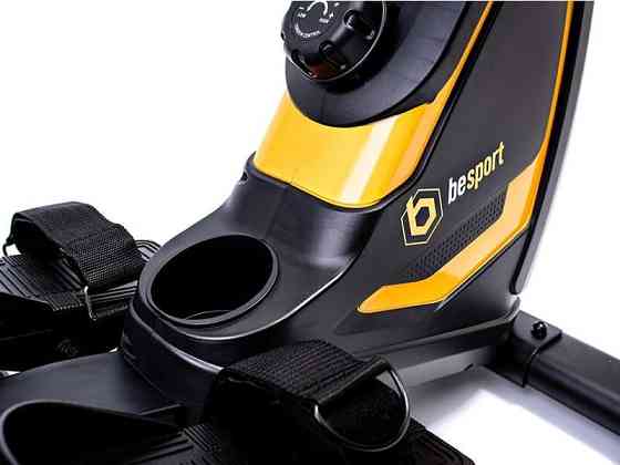 Гребний тренажер Besport BS-6032R SWIMMER магнітний чорно-жовтий Київ