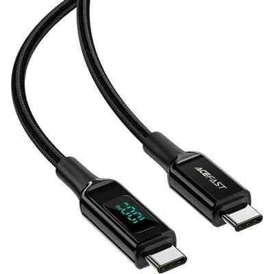 Дата кабель USB-C to USB-C 2.0m 100W with display C6-03 Acefast (6974316281054) Вінниця