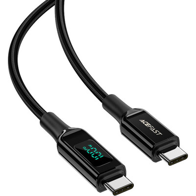 Дата кабель USB-C to USB-C 2.0m 100W with display C6-03 Acefast (6974316281054) Винница - изображение 2