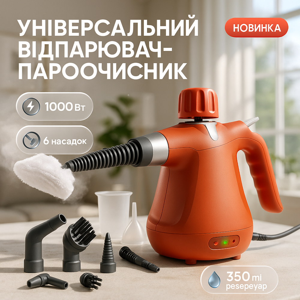 Ручной отпариватель ручной для дома, Лучший отпариватель для одежды Портативный пароочиститель JV-17 Львов - изображение 16