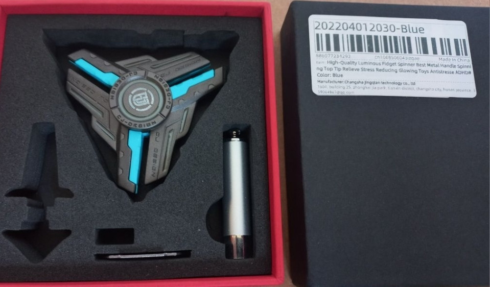 Спінер Металевий світний спінер для дорослих і дітей. Харків - фото 7